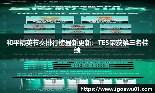 和平精英节奏排行榜最新更新：TES荣获第三名佳绩