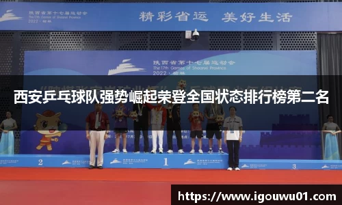 西安乒乓球队强势崛起荣登全国状态排行榜第二名